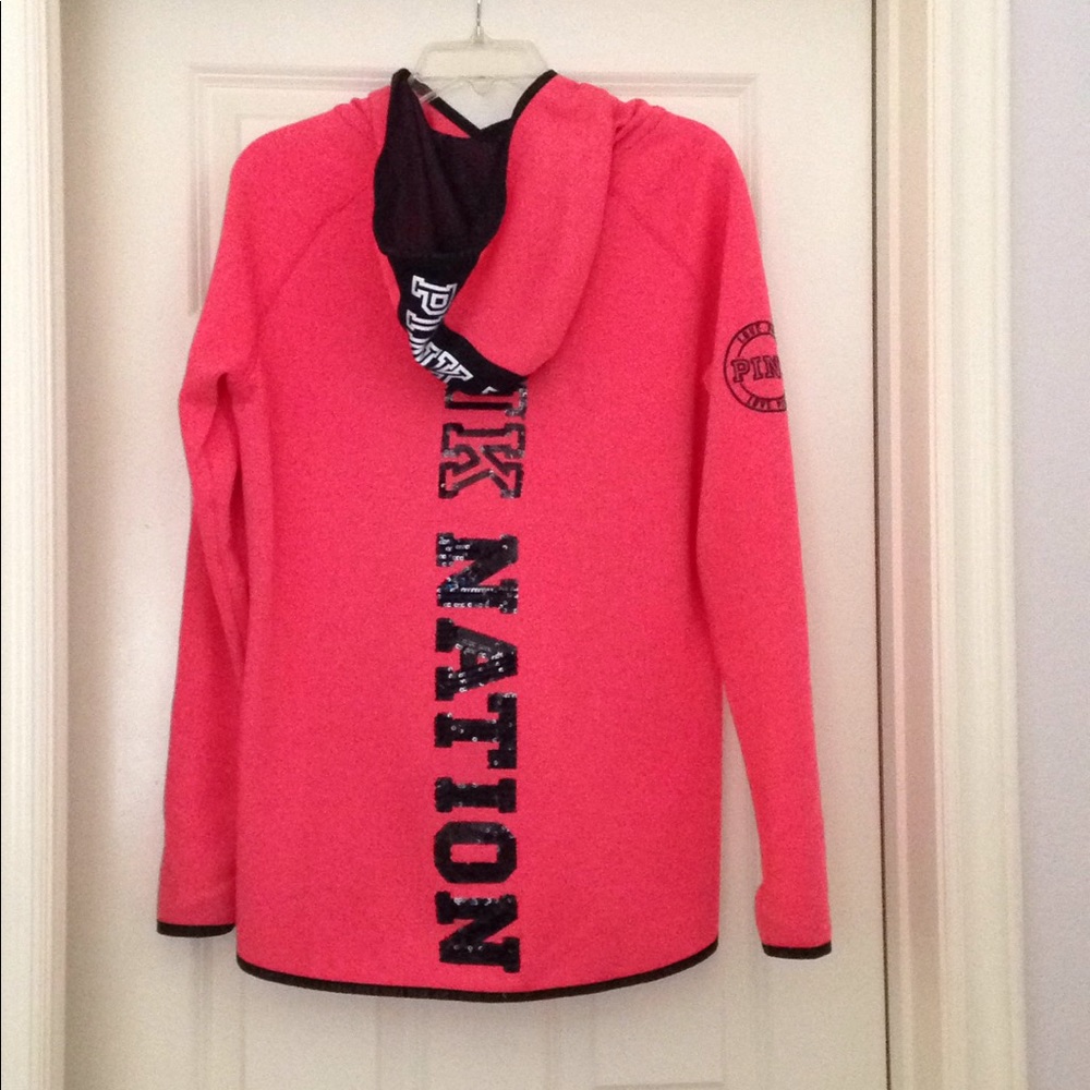 *VS pink high low bling jacket - Picture 2 of 8